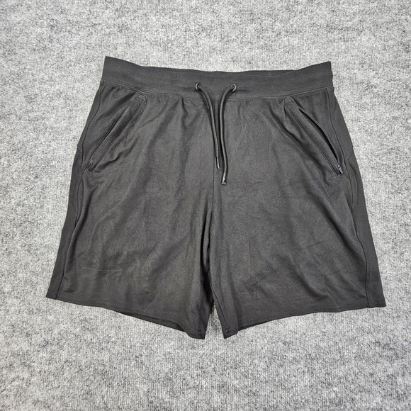 Gilly Hicks Other - Gilly Hicks Go Recharge Men's Athletic Shorts L Black Gym Running Zipper Pockets